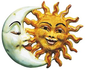 Abbraccio Sole - Luna - Simonetti ceramica di Castelli M