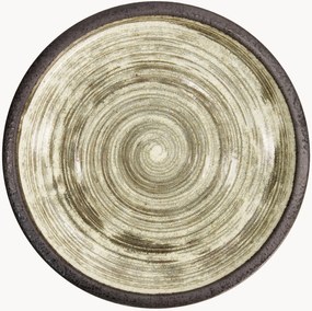 Set di 4 piatti rotondi in gres Asashio