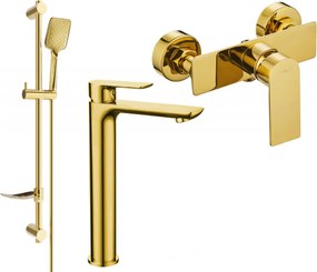 Mexen Alfa DF62 set doccia, dorato - 745714DF62-50