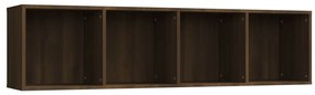 Libreria/Mobile TV Rovere Marrone 143x30x36cm Legno Multistrato