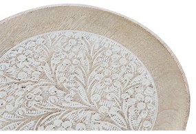 Svuotatasche DKD Home Decor Marrone Bianco Legno di mango (20.5 x 2 x 20.5 cm) (20 cm) (20 x 20 cm)