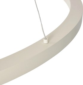 Lampada a sospensione di design beige 80 cm con LED dimmerabile a 3 livelli - Girello