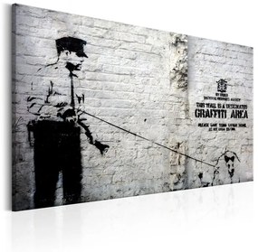 Quadro Graffiti Area (Police and a Dog) by Banksy