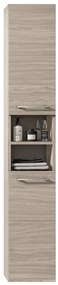 Colonna per mobile bagno Giò 2 ante P 34 x L 30 x H 175 cm olmo rousseau