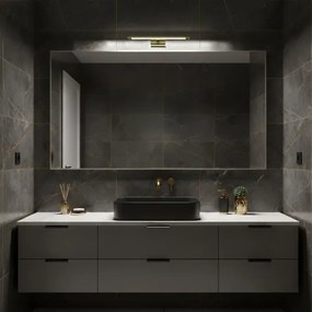 Illuminazione LED per specchio da bagno KLIMT LED/8W/230V 3000/4000/6000K 40 cm IP44 dorata
