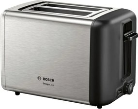 Bosch - Tostapane TAT3P420 2 Fette Acciaio Inox 970W Controllo Doratura Variabile