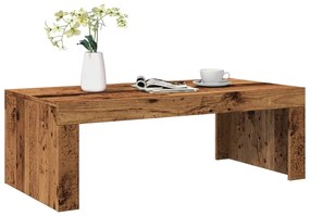 Tavolino Da Salotto Legno Antico 102x50x35 Cm İn Truciolato /