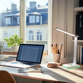 LED RGBW Lampada da tavolo dimmerabile NOBLITE LED/7W/5V 3000/4000/6500K bianco