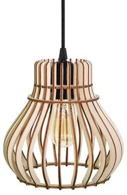 Lampadario su corda BARREL 1xE27/24W/230V diametro 20 cm