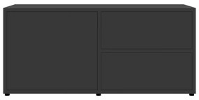 Mobile Porta TV Grigio 80x34x36 cm in Legno Multistrato