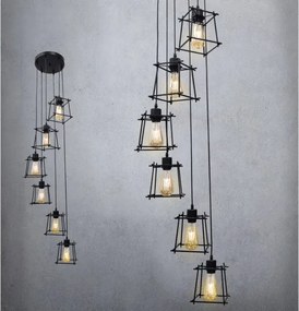 Lampadario a sospensione con filo RYGA 6xE27/20W/230V