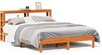 Letto senza Materasso Marrone Cera 150x200 cm in Legno di Pino 3306146