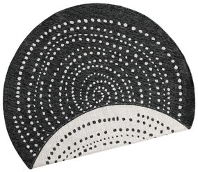 Tappeto nero per esterni , ø 140 cm Bali - NORTHRUGS
