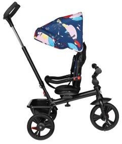 Lionelo - Triciclo per bambini HAARI nero/colorato