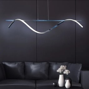 Lampadario LED a sospensione con filo RUMBA LED/23W/230V 4000K cromo lucido