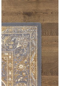 Tappeto in lana beige-grigio 133x180 cm Zana - Agnella