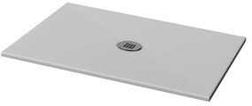 Piatto doccia in ceramica extra slim grigio L 120 x L 70 cm