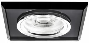 Faretto da incasso 1xGU10/MR16/10W/230V 9x9 cm nero