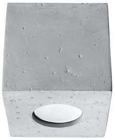 Sollux SL.0489 - Faretto QUAD 1xGU10/10W/230V calcestruzzo