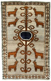 Gabbeh Tappeto persiano 150 x 240 Nero (Iran) Annodato A Mano