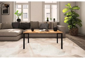 Tavolino in rovere naturale 60x110 cm Abies - The Beds