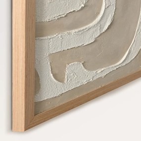 Quadro dipinto a mano 32,5x42,5 cm Raw organic - Malerifabrikken