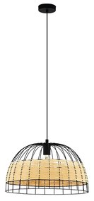 Lampadario Industrial Anwick 1 Luce Metallo Nero