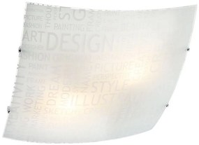 Redo 05-818 - Plafoniera NOTES 2xE27/42W/230V 39x39 cm bianca