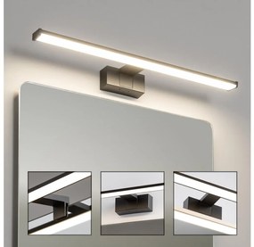 Brilagi - VESTRA LED Specchio da bagno con luce 12W/230V 60 cm IP44 Nero