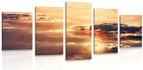 Quadri 5 pezzi – Nuvole affascinanti