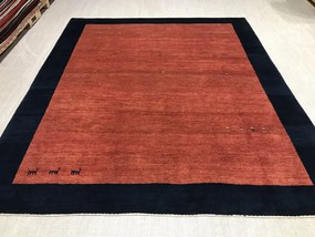 Gabbeh Tappeto 380 x 320 Rosso (Iran) Annodato A Mano