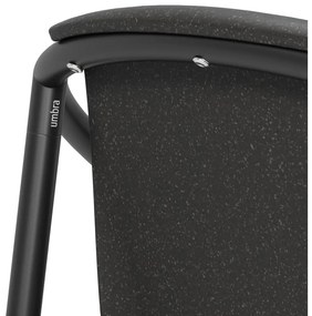 Sgabello da bar in plastica nera 90 cm Ringo - Umbra