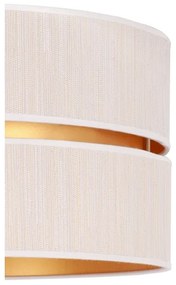 Duolla - Lampadario a sospensione con filo DUO 1xE27/15W/230V diametro 40 cm color crema/oro