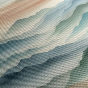 Quadro su tela – Calma sopra le montagne blu