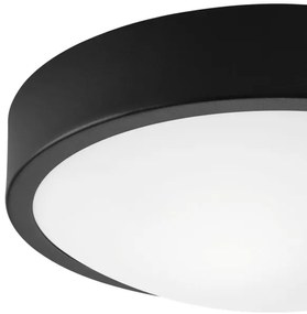 Plafoniera JONAS 2xE27/60W/230V diametro 36 cm nero