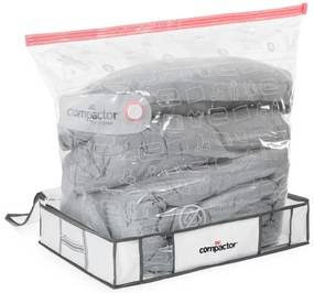 Organizer per vestiti sottovuoto/rinforzato in tessuto 65x50x15,5 cm Life – Compactor