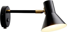 Halo Design 747450 - Applique da parete STYLE 1xE14/25W/230V nera/ottone