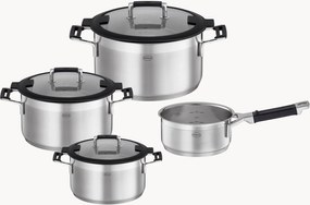 Set di 4 pentole in acciaio inossidabile Silence Pro