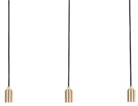 Tala - Linear Triple Lampada a Sospensione Ottone Tala