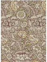 Morris & Co Carta da parati Wandle - Wine/ Saffron