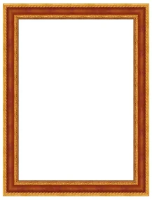 Cornice Rovy rosso lucido per foto da 50x70 cm