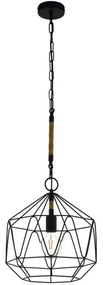 Eglo 43328 - Lampadario a sospensione con filo COTTINGHAM 1xE27/40W/230V