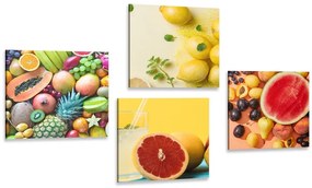 Set di quadri – Frutta vivace