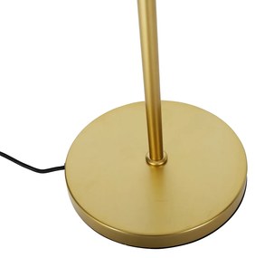 Lampada da terra di design nera con oro 3 luci - Sinem