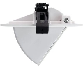 Faro LED da Incasso 44W Foro 210x130 Bianco con driver Philips Colore Bianco Caldo 3.000K