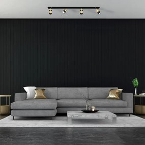 Faretto LED TUBSSON 4xGU10/4,8W/230V nero/oro