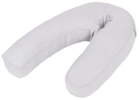 Cuscino Per Gravidanza A Forma Di J 54x(36-43) Cm Grigio /