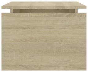 Tavolino da Salotto Rovere Sonoma 68x50x38 cm Legno Multistrato
