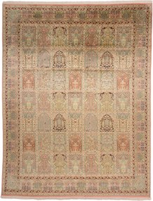 Cashmere Silk Tappeto 310x240 (Indian) Annodato A Mano