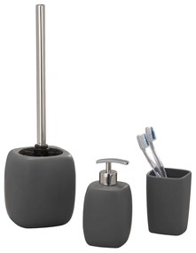 Tazza in ceramica grigia per spazzolini da denti Faro - Wenko